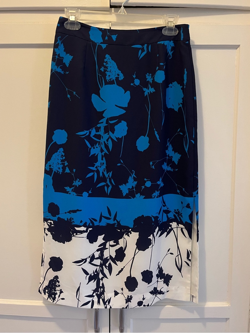 Ted Baker Selaah Bluebell Side Slit Midi Skirt